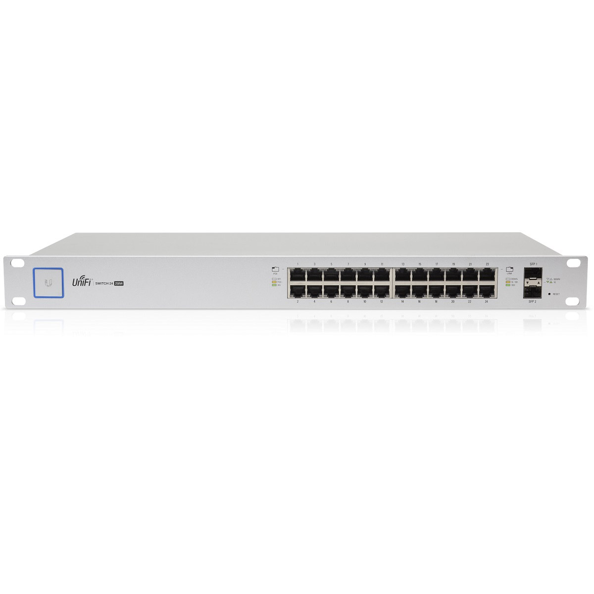 US-24-500W Unifi Switch POE+ Gigabit Swich 24 Port 500Watt 2xSFP - Yönetilebilir