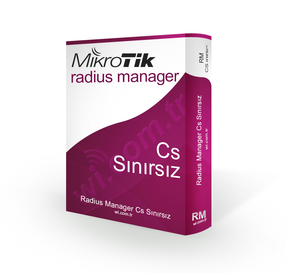 RadiusManager-CS RADIUS MANAGER YAZILIM LISANSI - CS SINIRSIZ KULLANICI