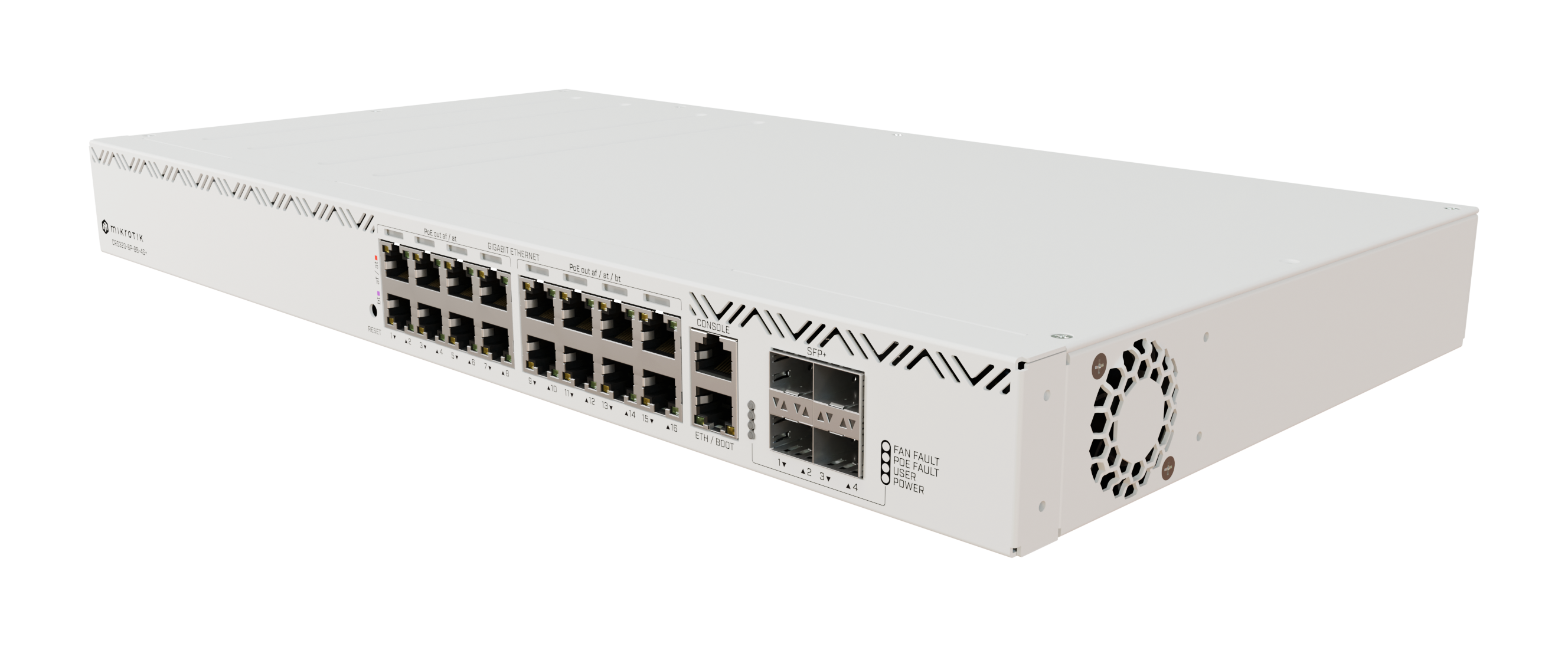 CRS320-8P-8B-4SPLusRM Cloud Router Switch 320-8P-8B-4S+RM with RouterOS L5 license, rackmount case