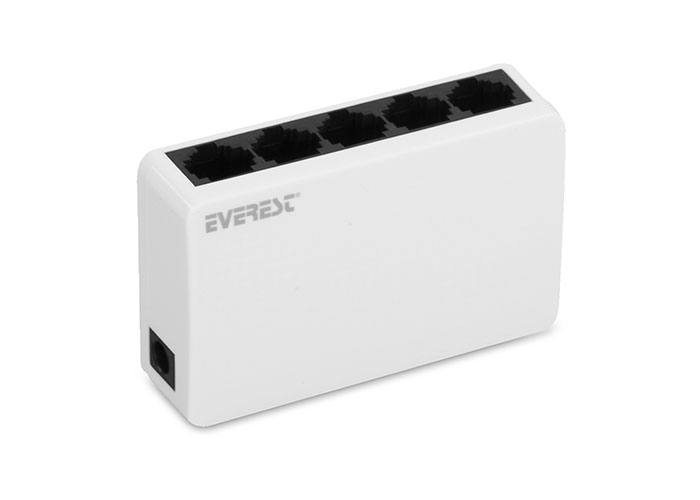 EVEREST-ESW-105 EVEREST ESW-105 5 PORT 10/100Mbps ETHERNET SWITCH / HUB