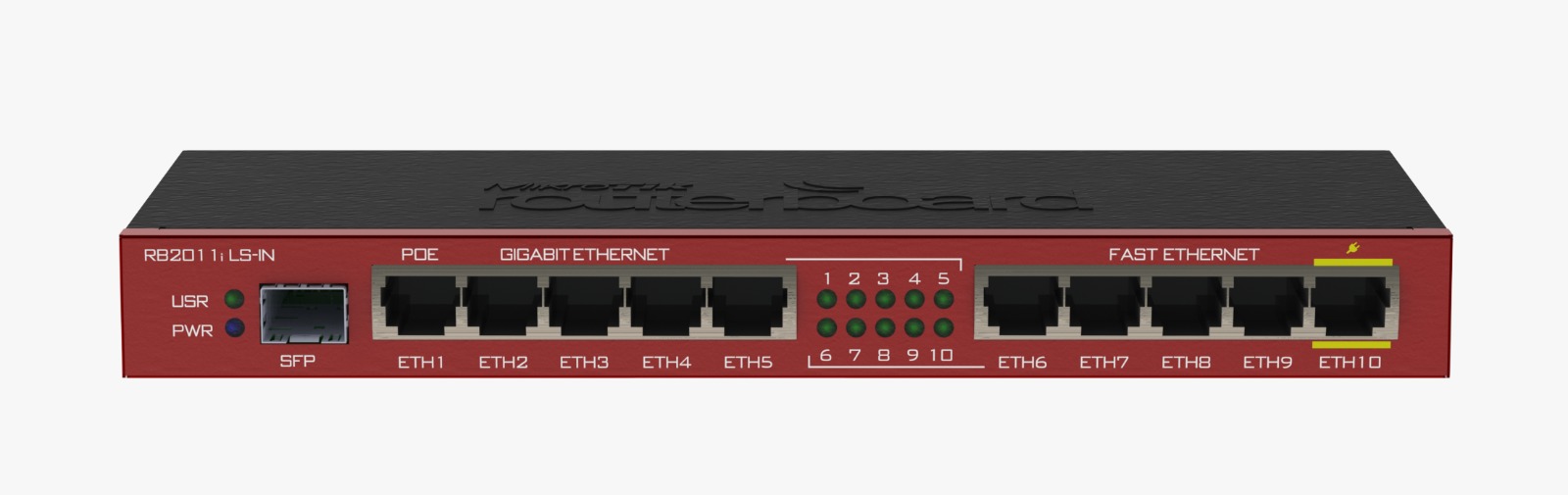 RB2011iLS-IN Mikrotik 2011iLS, 1x SFP port, 5xLAN, 5XGbit LAN, RouterOS L4