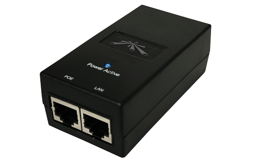 POE-15-12W Ubiquiti POE 15V-12W POE Adaptor 15 Volt - 12 Watt 800mA 10/100Mbit