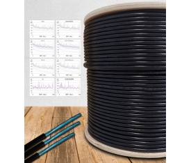 WISS-PRO-CAT5E-305 305m 23AWG 0.52mm PRO SIYAH CAT5E-FTP - DIŞ ORTAM Kablo